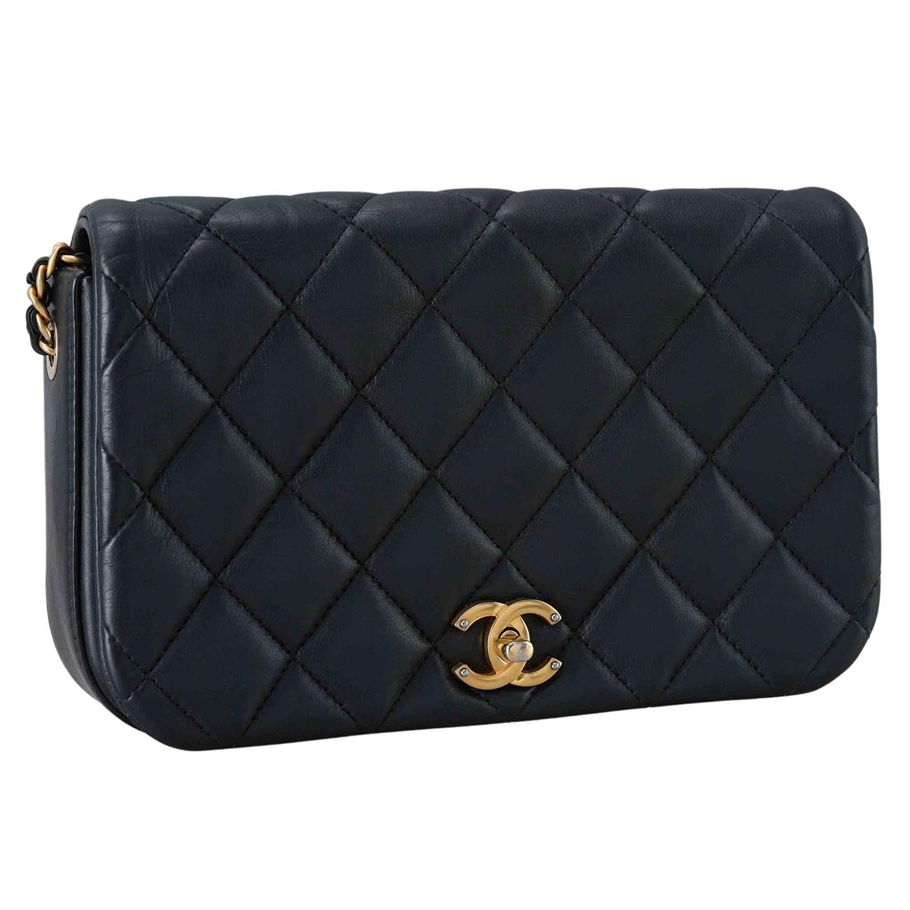 CHANEL(USED)샤넬 AS2006 램스킨 시즌 체인 숄더백